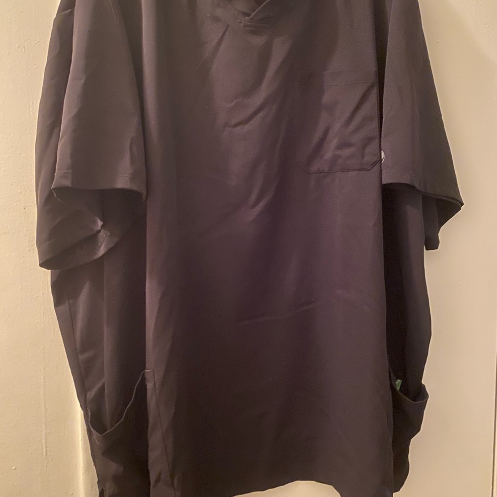 Black scrub top